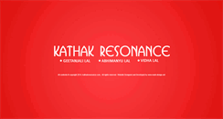 Desktop Screenshot of kathakresonance.com