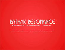 Tablet Screenshot of kathakresonance.com